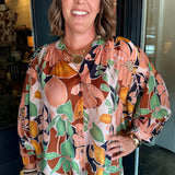 Suzie Floral Oversized Top