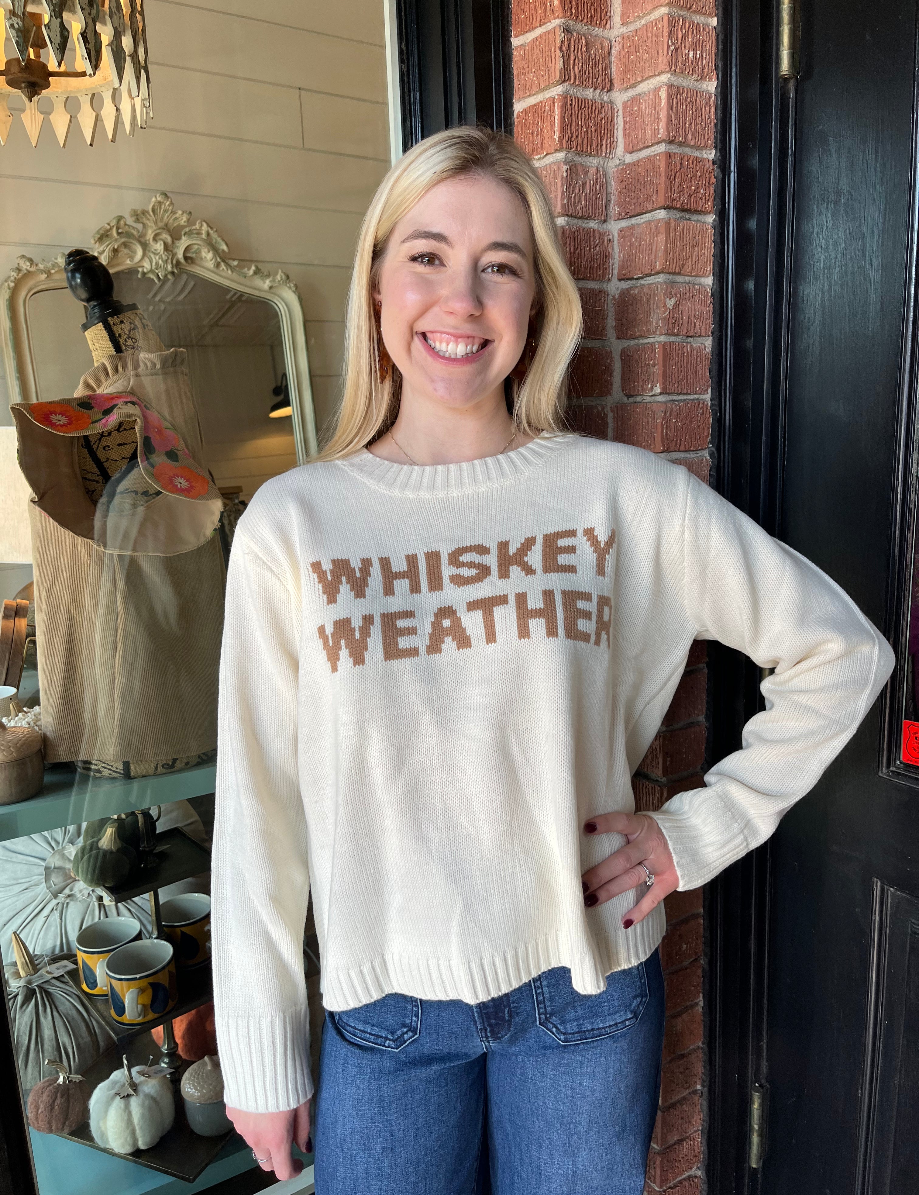 Whiskey Weather Sweater