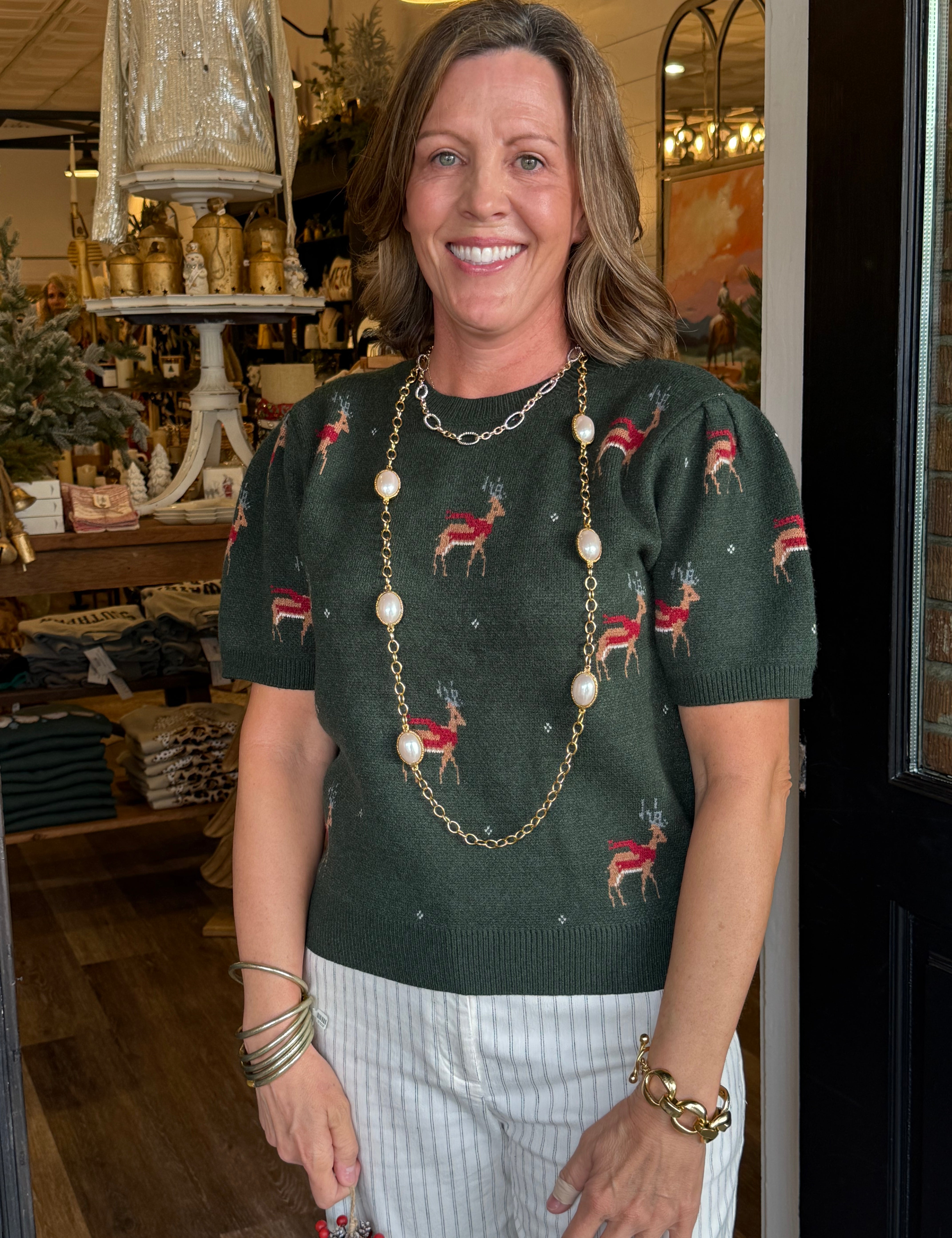 Rina Reindeer Sweater