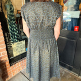 Josie Floral Zip Midi Dress