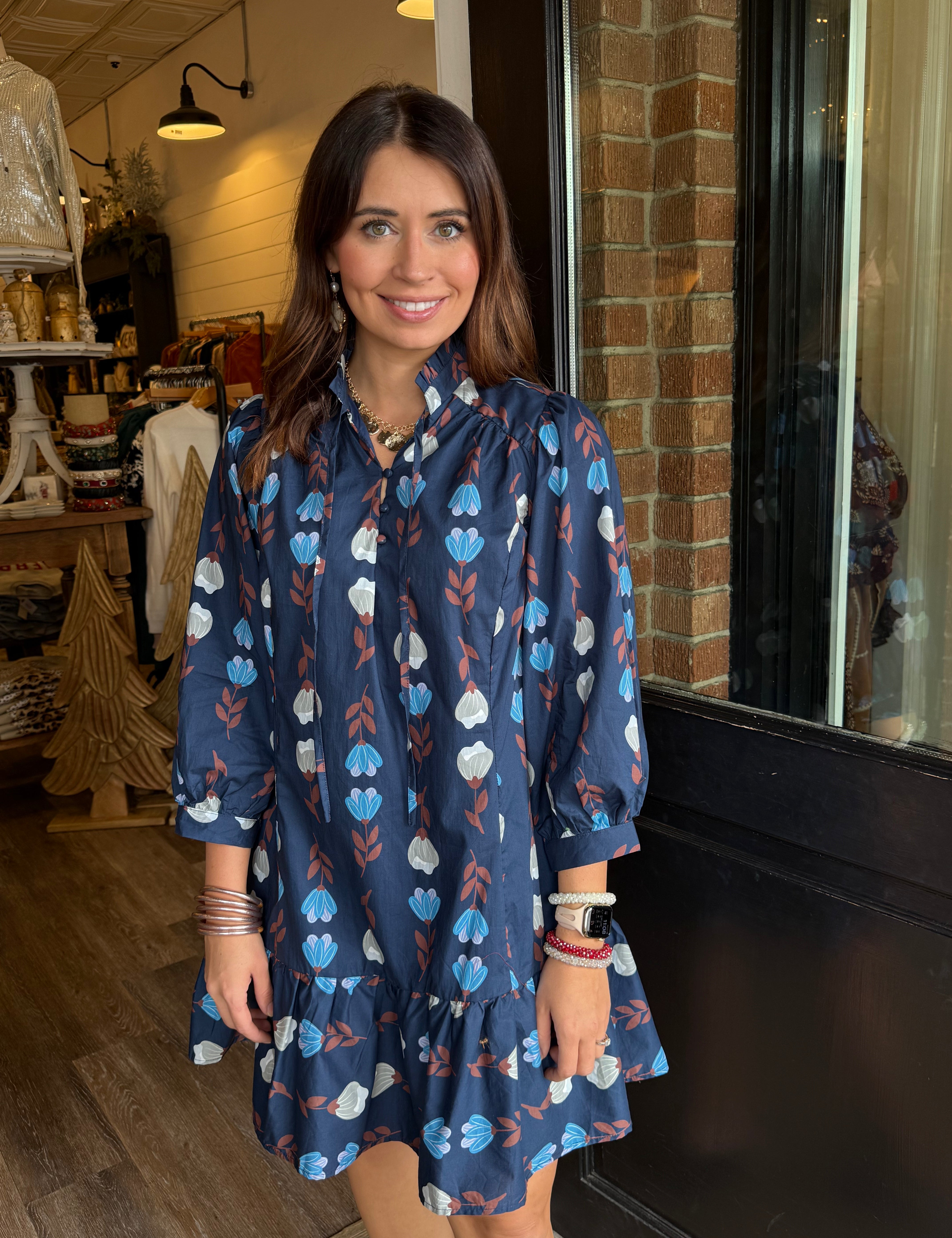 Addy Floral Tiered Dress