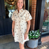 Joan Duck Mini Dress