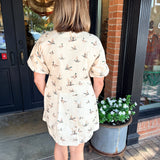 Joan Duck Mini Dress