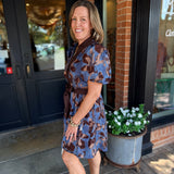 Piper Floral Belted Mini Dress