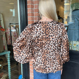 Katherine Leopard Top