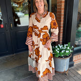 Jessica Floral Midi Dress
