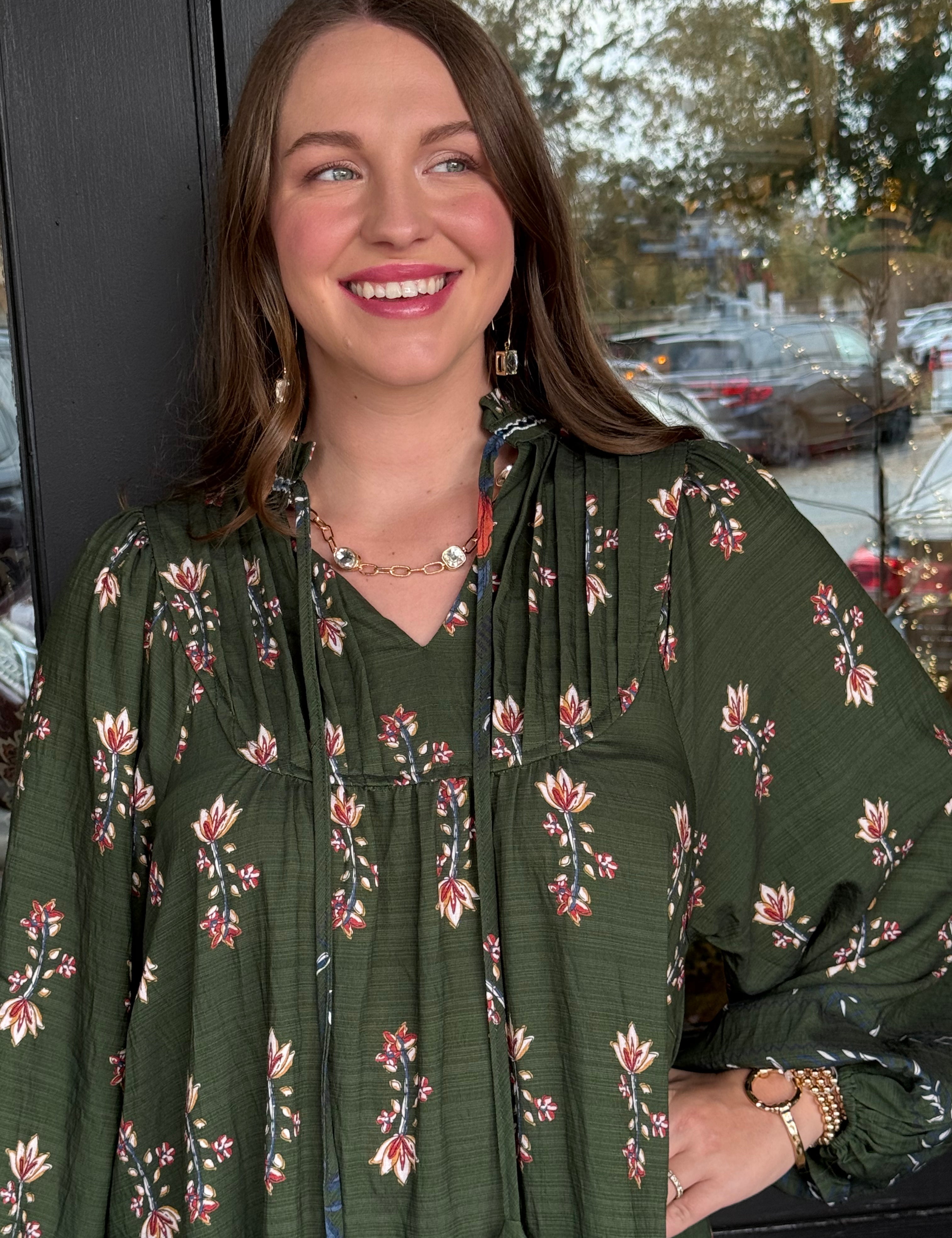 Kay Floral Print Mini Dress