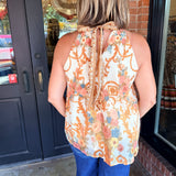 Olivia Floral Halter Top