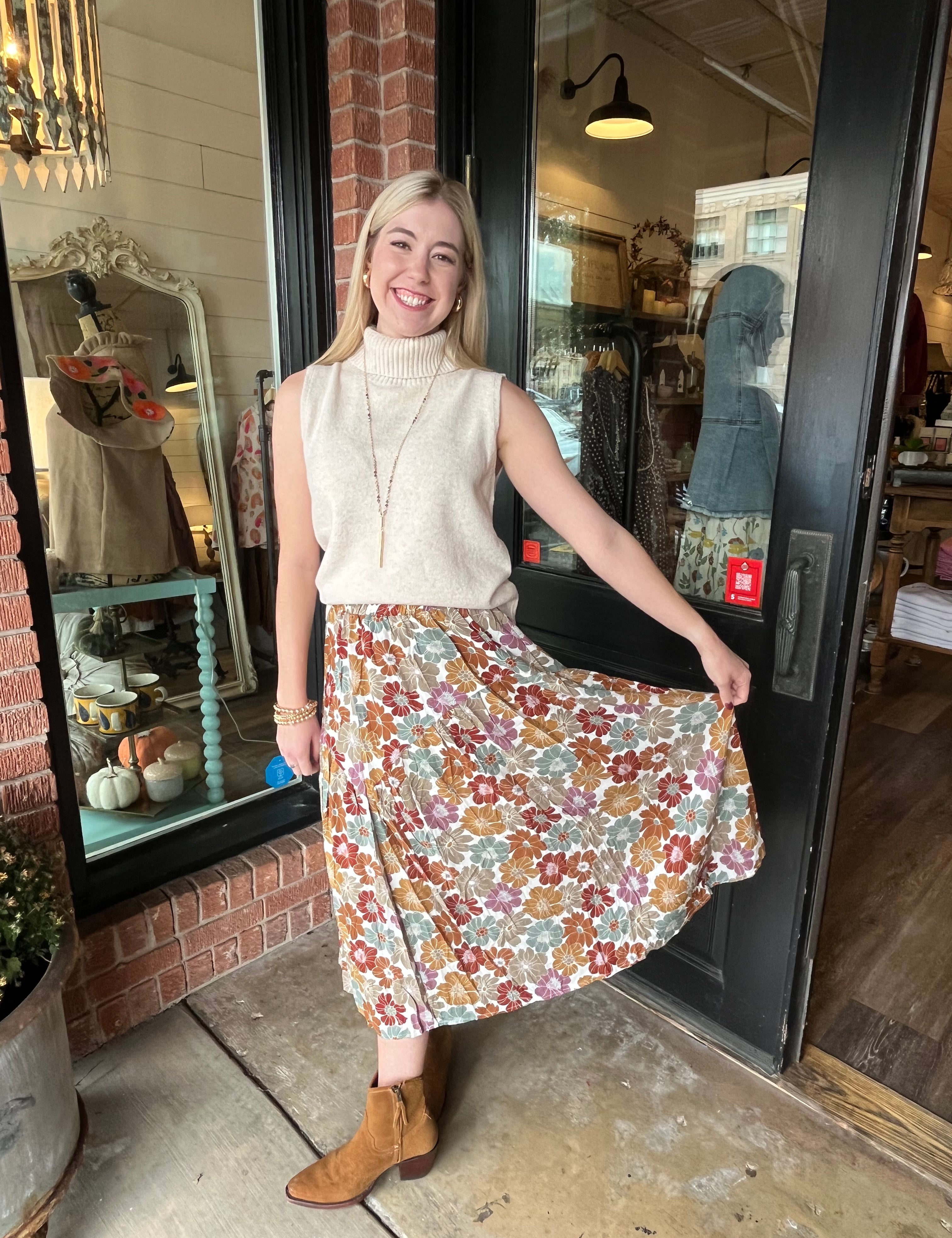 Rebecca Floral Skirt