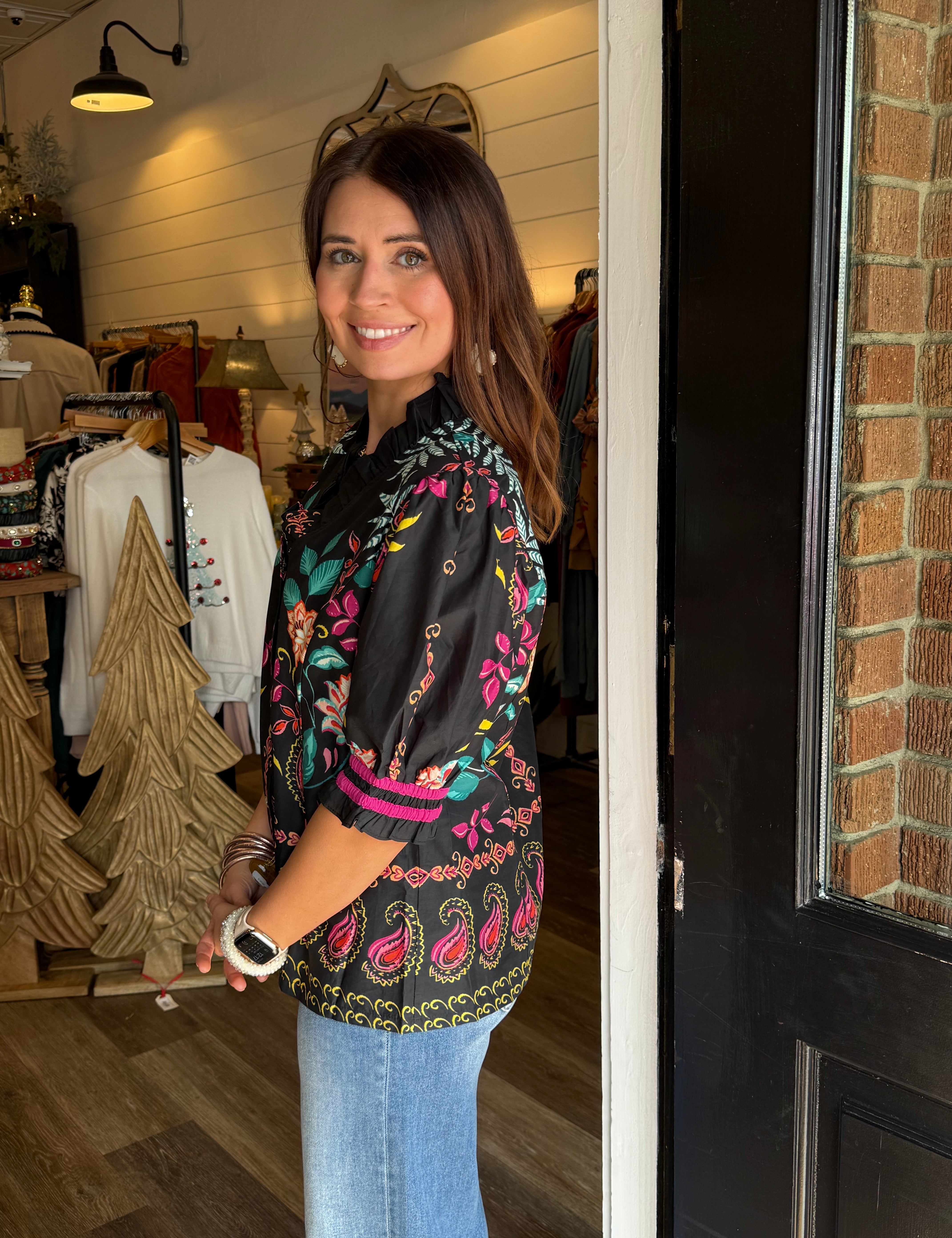 Tessa Floral Print Top