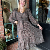 Carol Paisley Dress