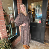 Carol Paisley Dress