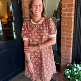 Annette Floral Mini Dress