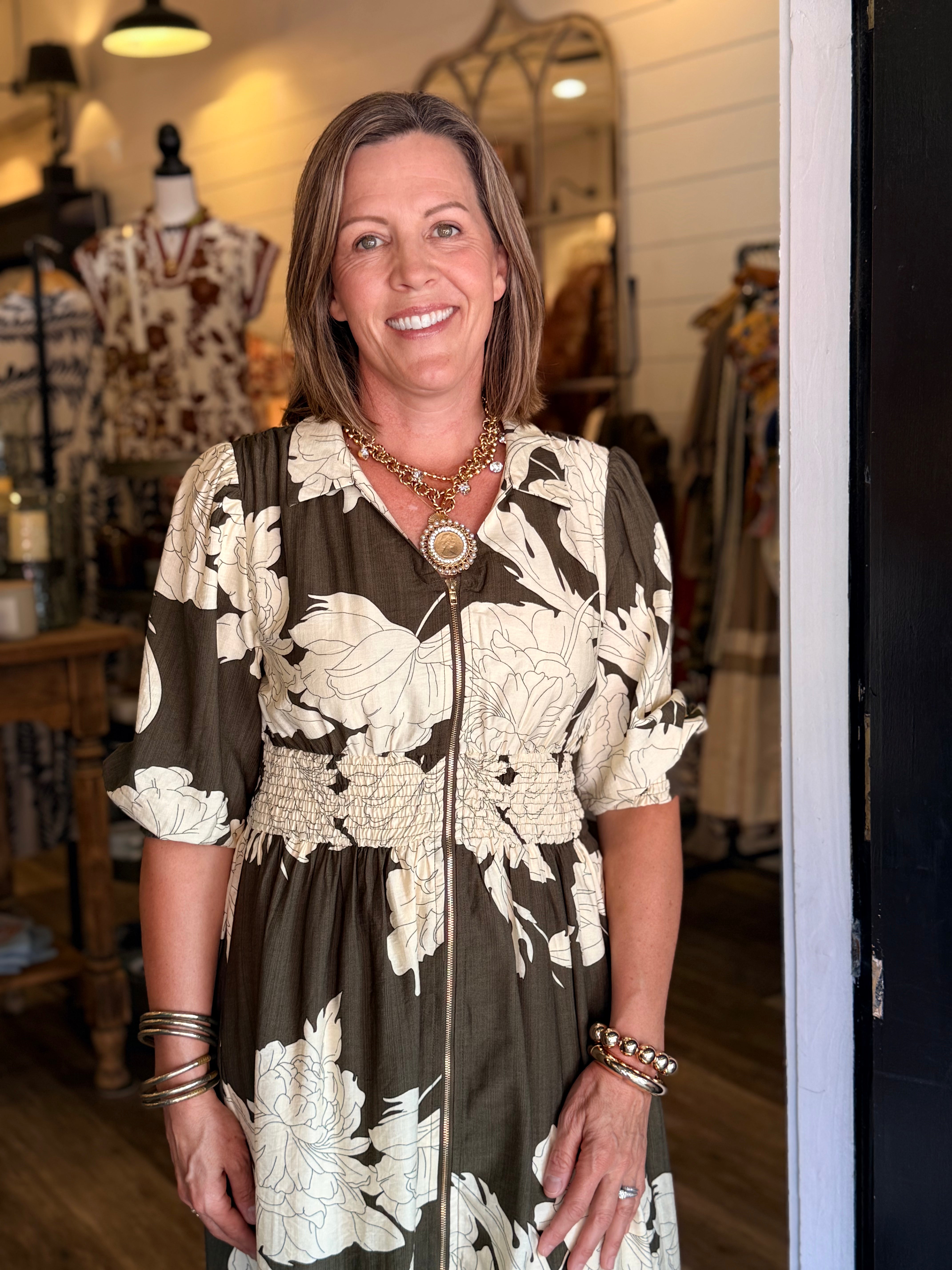 Sienna Floral Smocked Dress