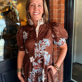Nancy Floral Midi Dress