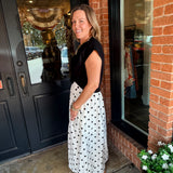 Carmen Polka Dot Midi Dress Set