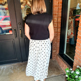 Carmen Polka Dot Midi Dress Set