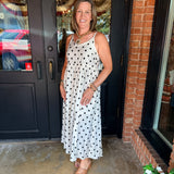 Carmen Polka Dot Midi Dress Set