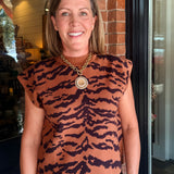 Gidget Animal Print Knit Top