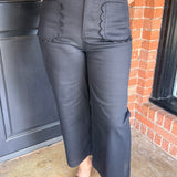 Jeana Cropped Wide Leg Pants