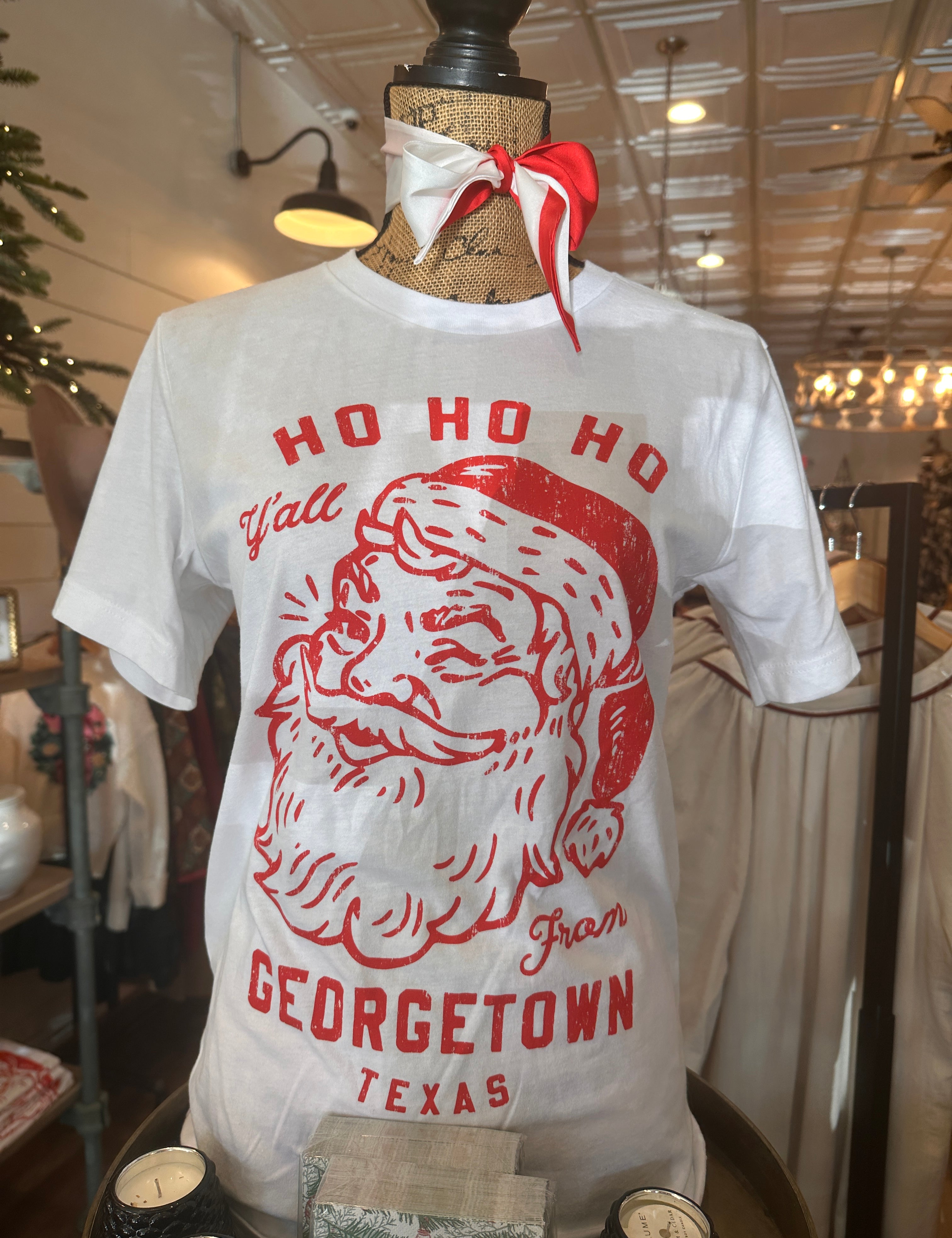Winking Santa Georgetown T-Shirt