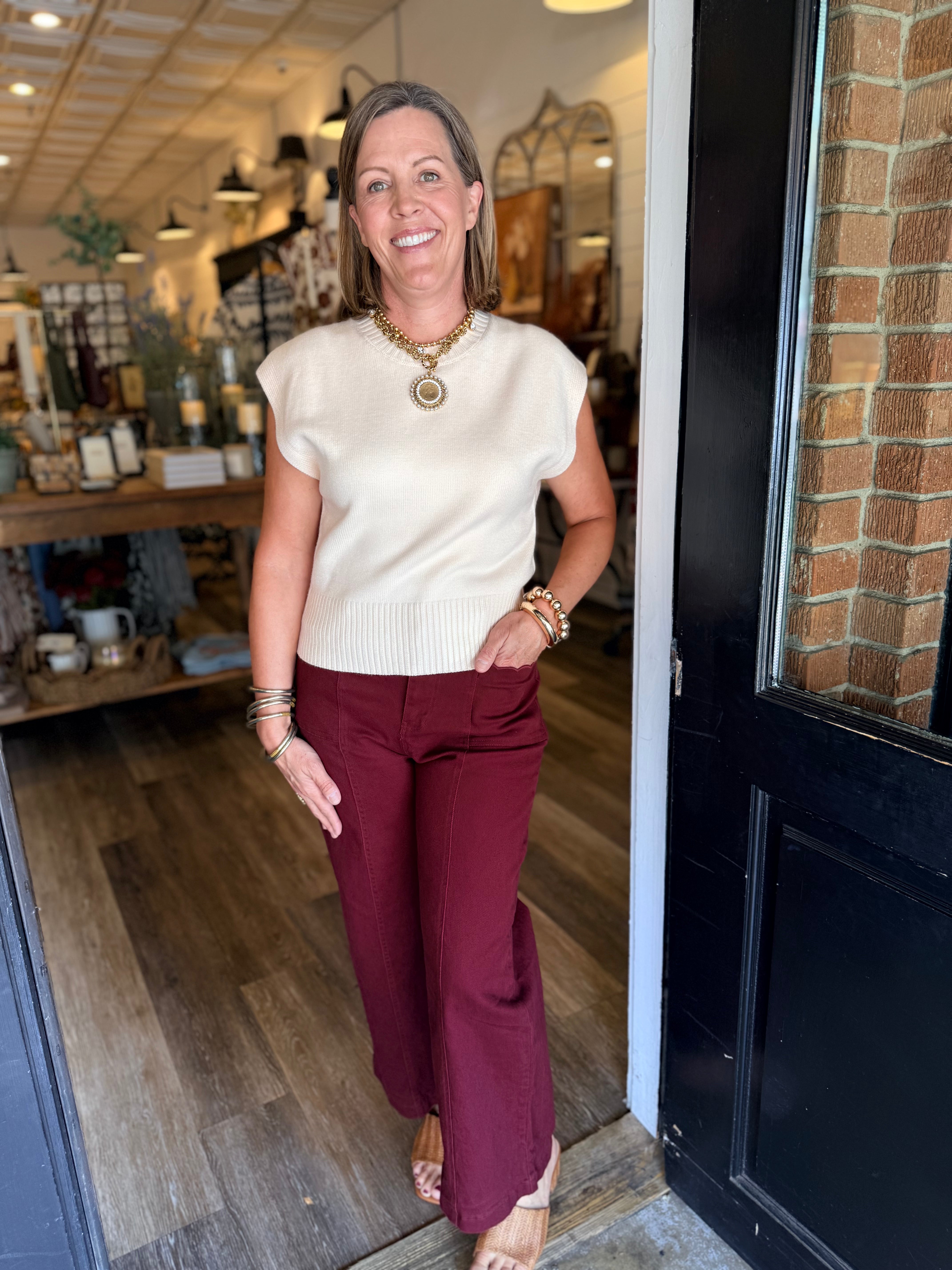 Josie Sleeveless Knit Top