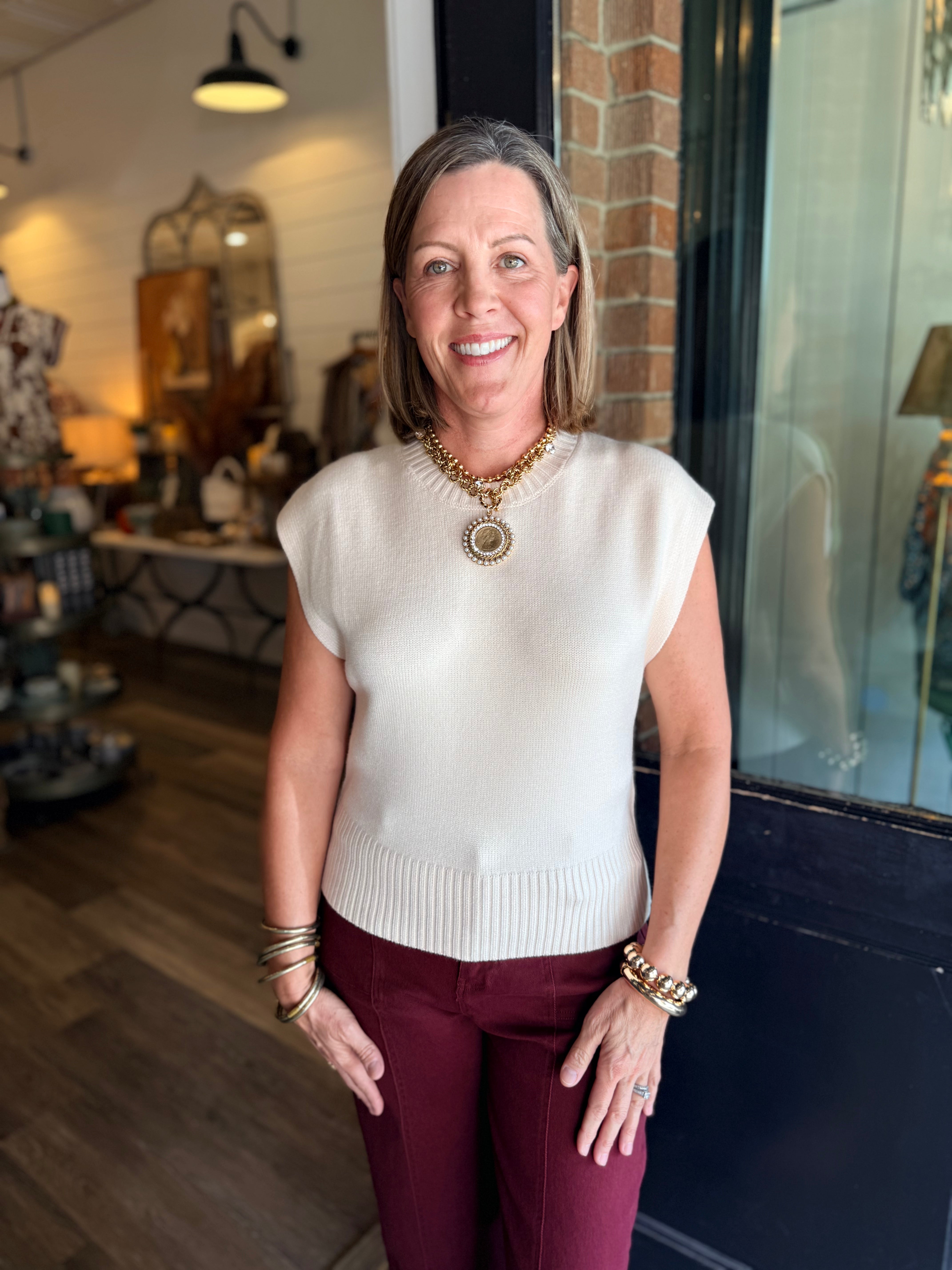 Josie Sleeveless Knit Top