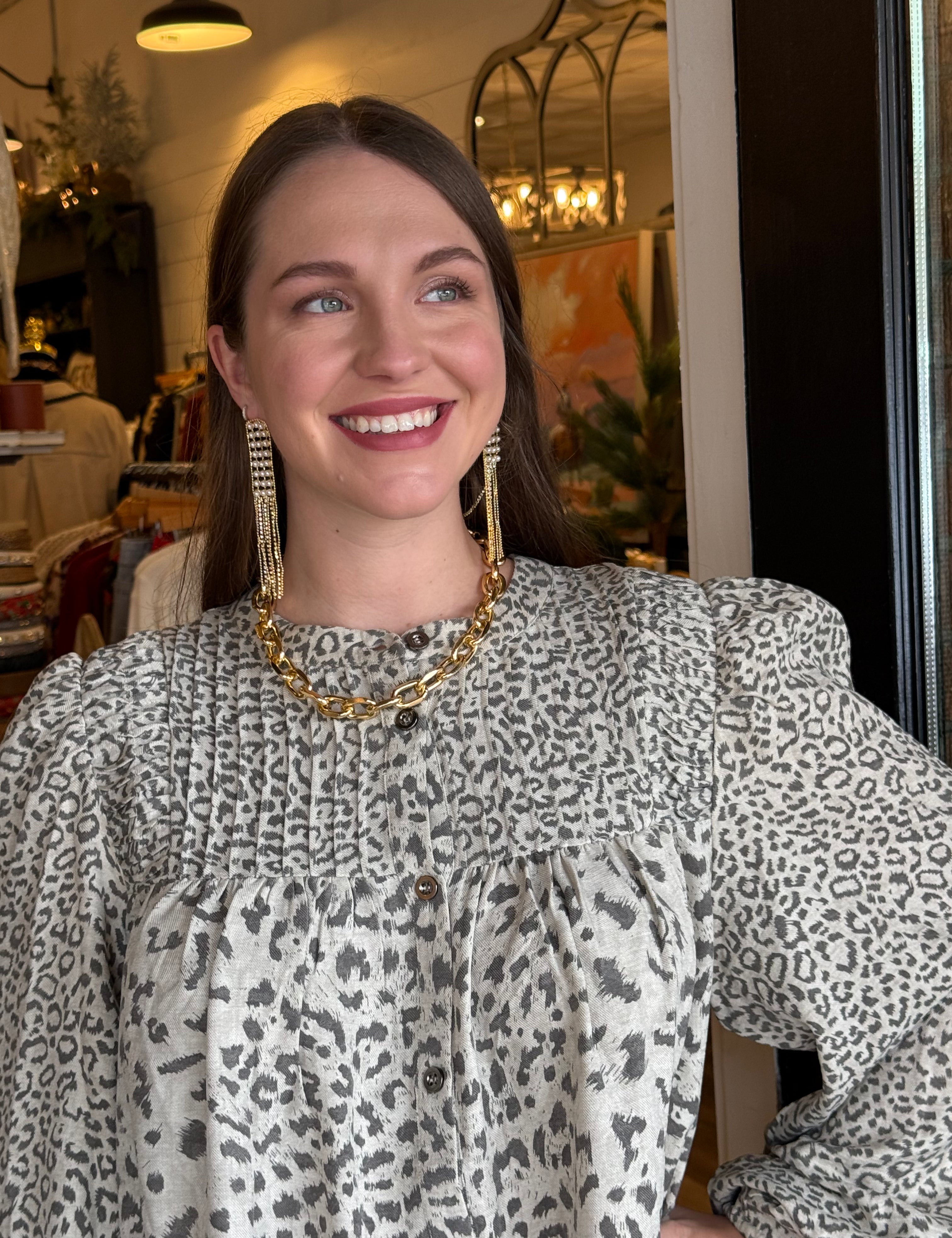 Lucinda Animal Print Dress