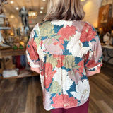 Storme Smocked V-Neck Top