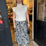 Lindy Floral Midi Skirt