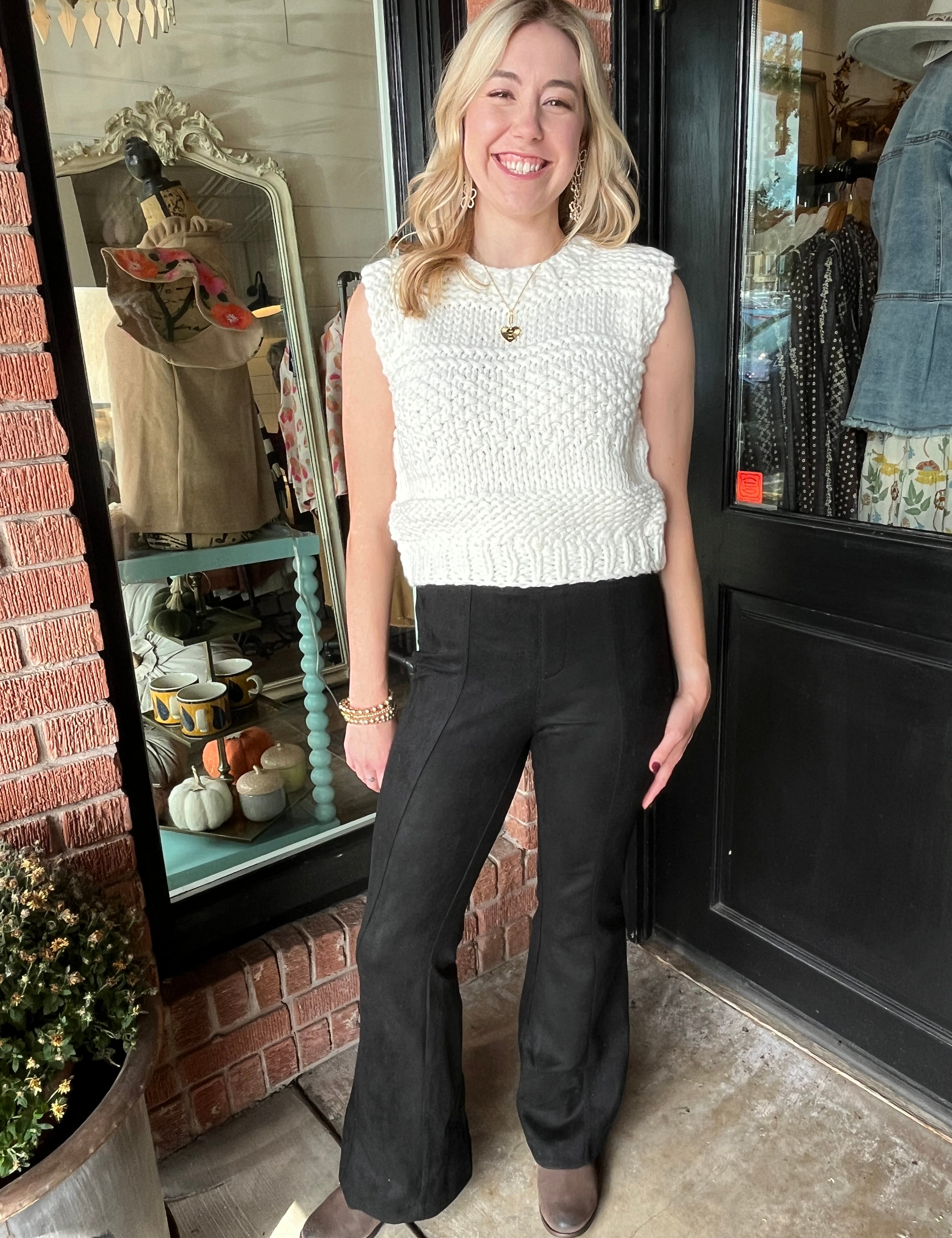 Georgia Faux Suede Pants