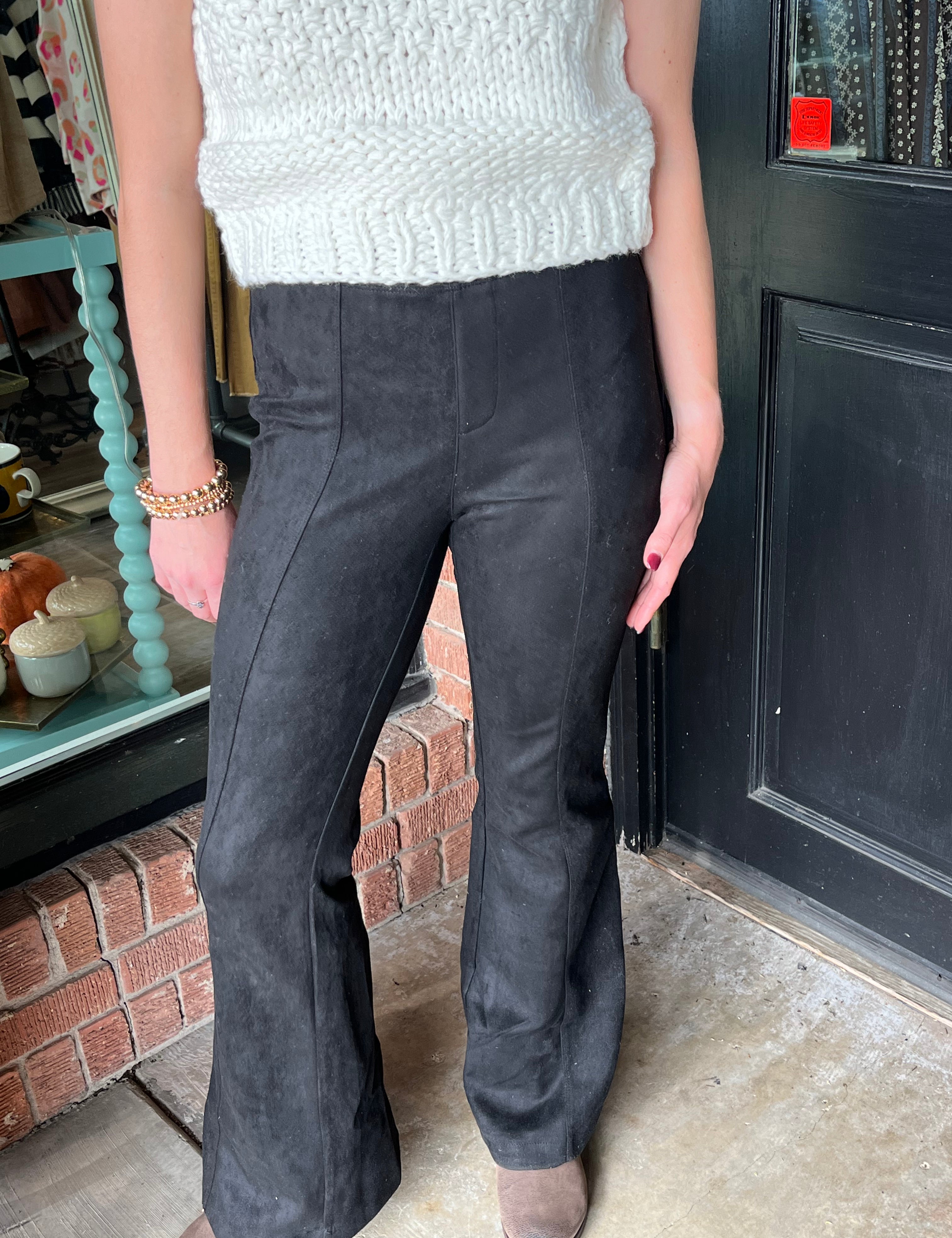 Georgia Faux Suede Pants