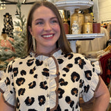 Shelly Leopard Top