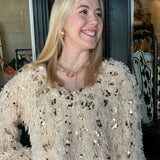 Charlotte Sequin Sweater