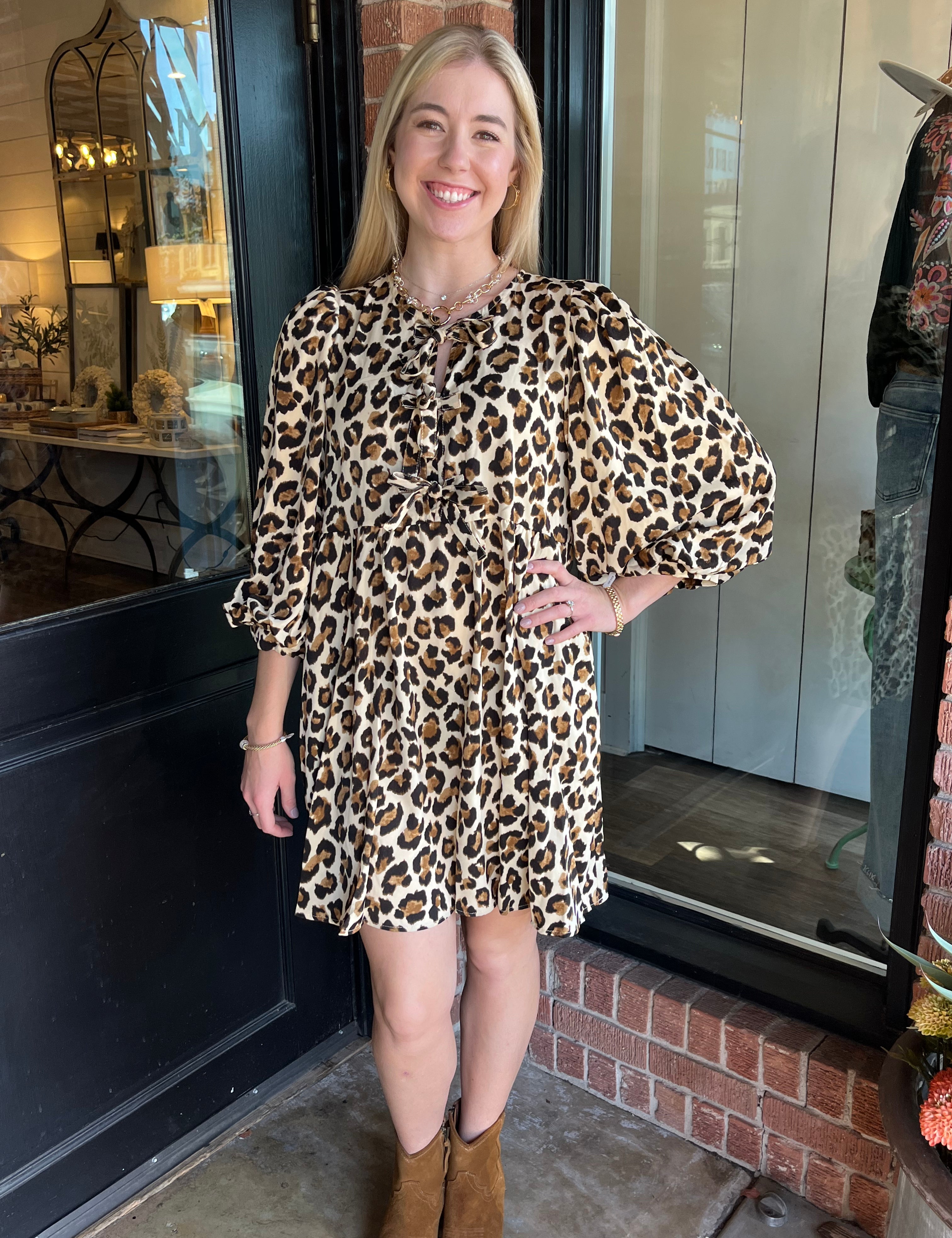 Britney Cheetah dress