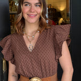 Kenna Ruffled Midi Dress