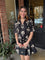 Alaina Floral Print Mini Dress