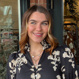 Alaina Floral Print Mini Dress