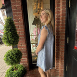Aurora Denim Stripe Dress