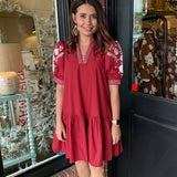 Kimberly Puff Sleeve Dress