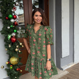 Molly Floral Smocked Mini Dress