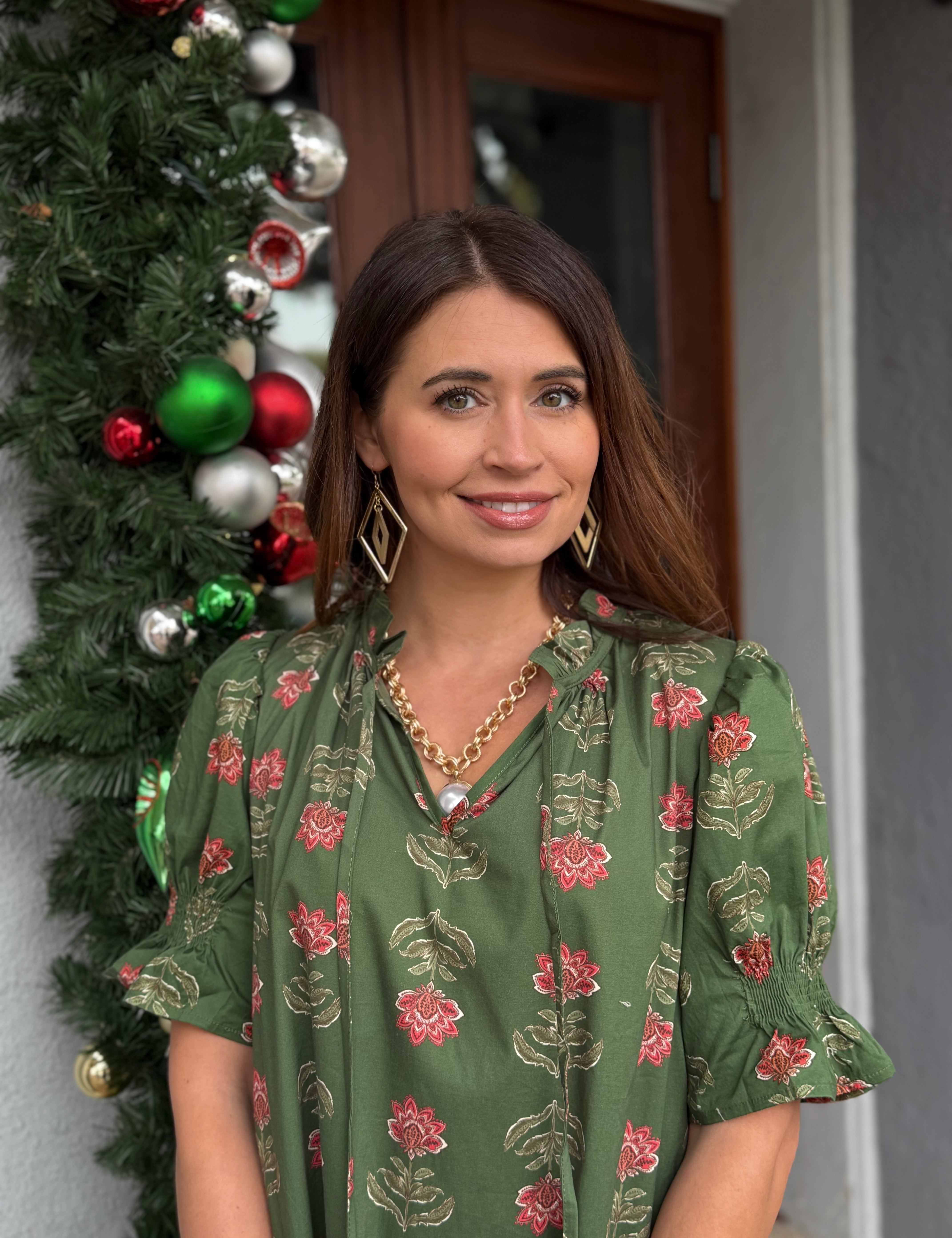 Molly Floral Smocked Mini Dress