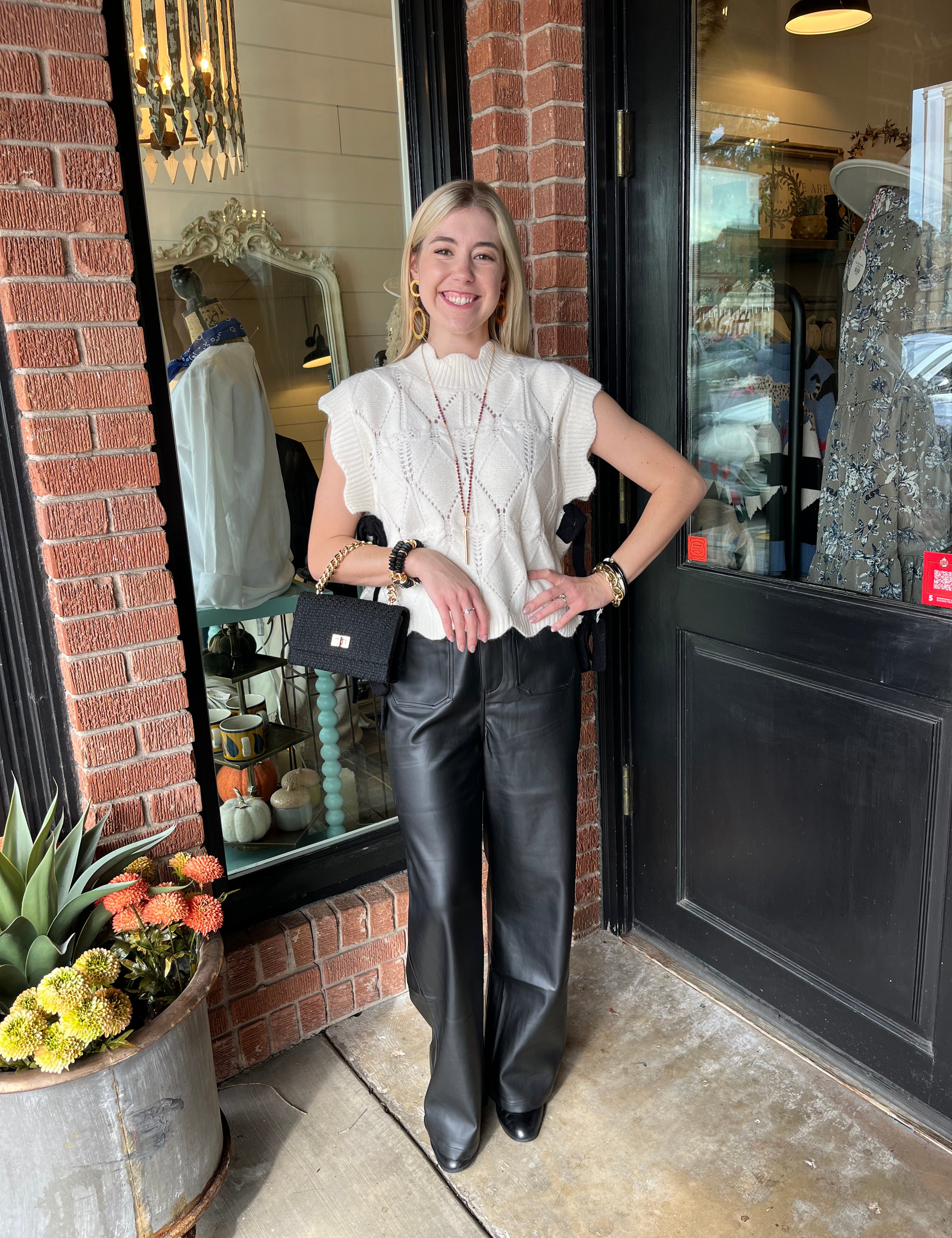 Poppy Faux Leather Pants