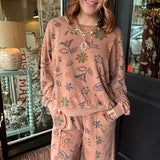 Alexis Floral Print Pullover