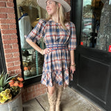 Jennifer Plaid dress