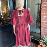 Claire Velvet Dress