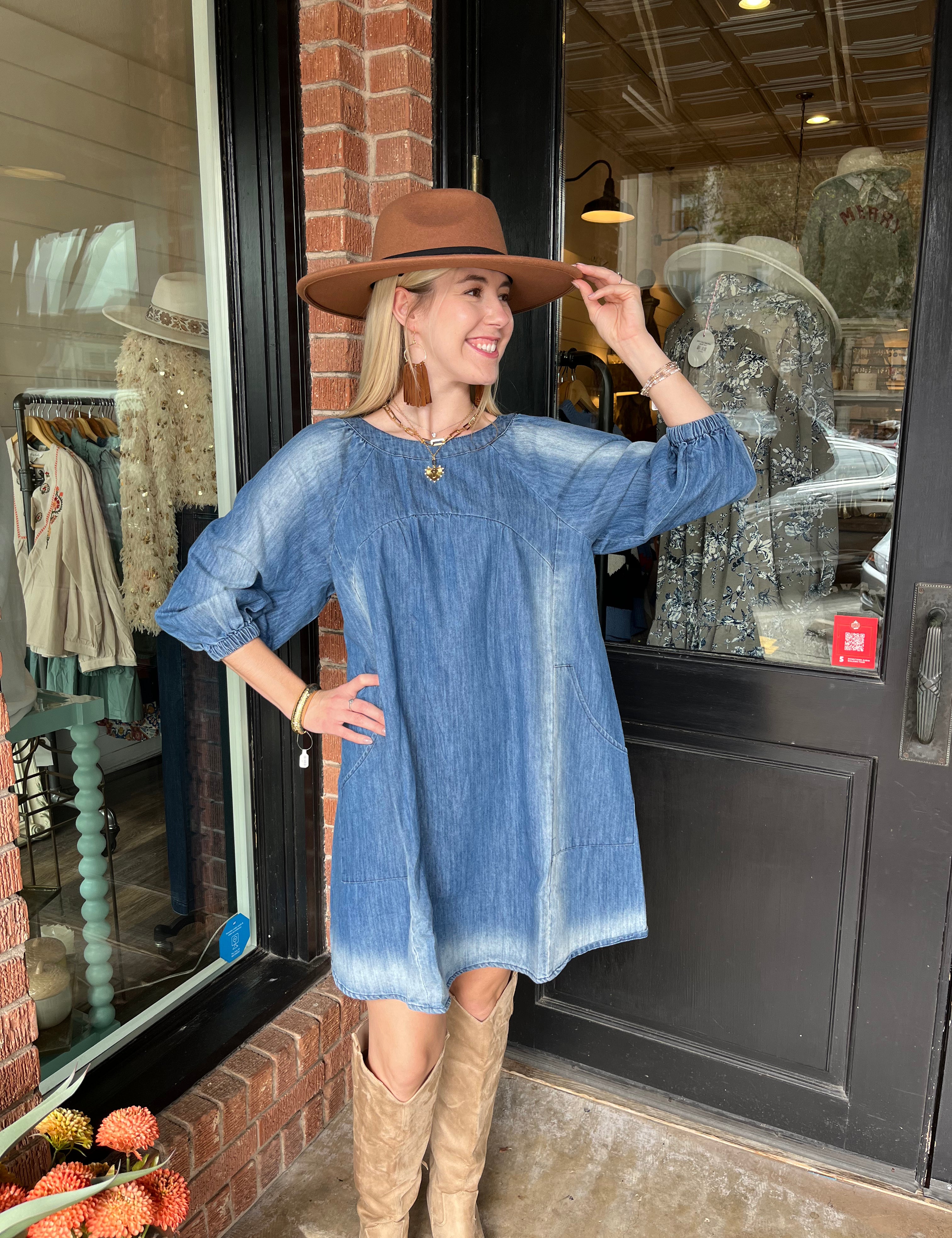 Gloria Denim Dress