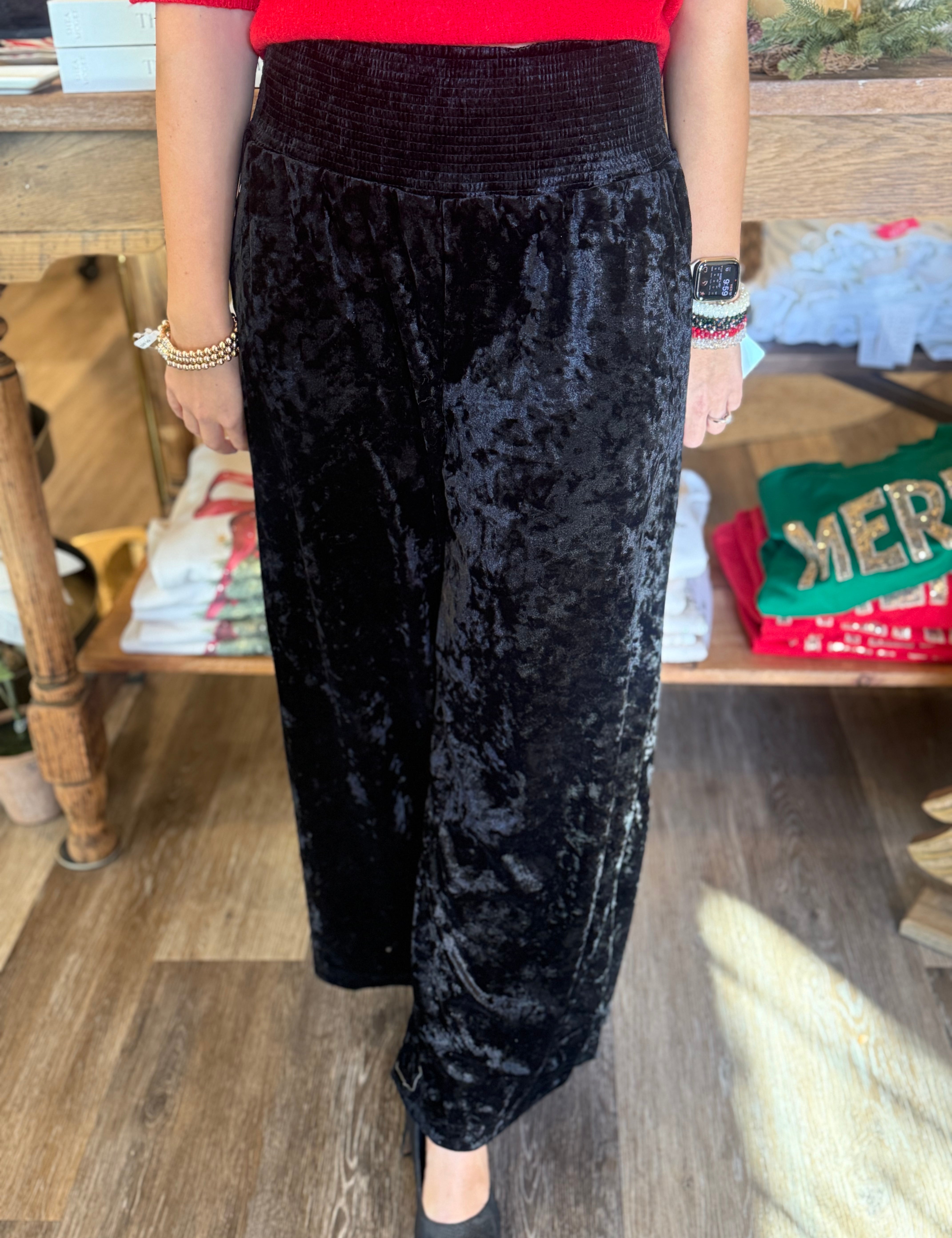 Stephanie Velvet Pants