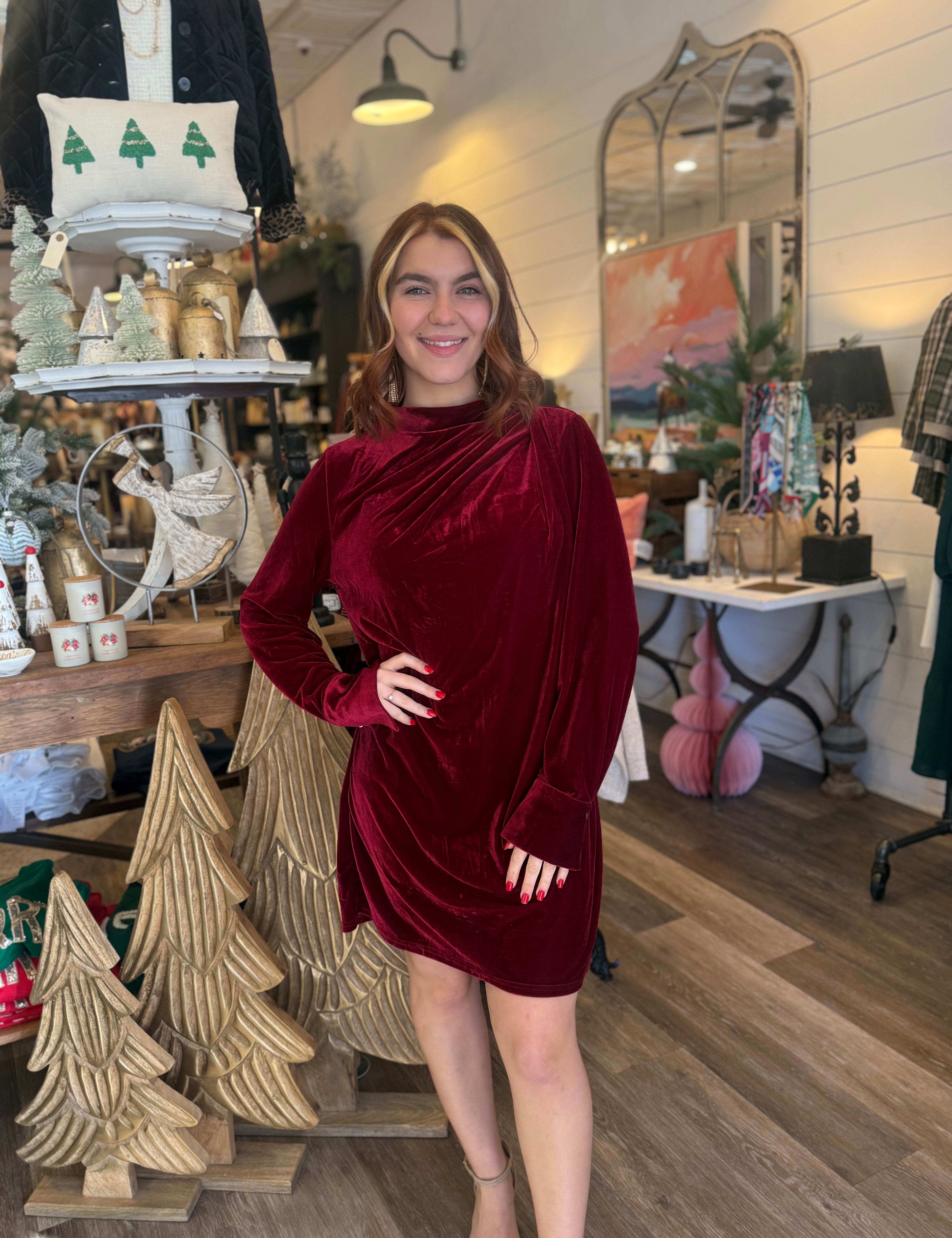 Julieta Velvet Mini Dress