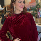 Julieta Velvet Mini Dress